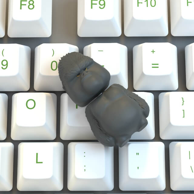 Party Animals Resin Artisan Keycaps
