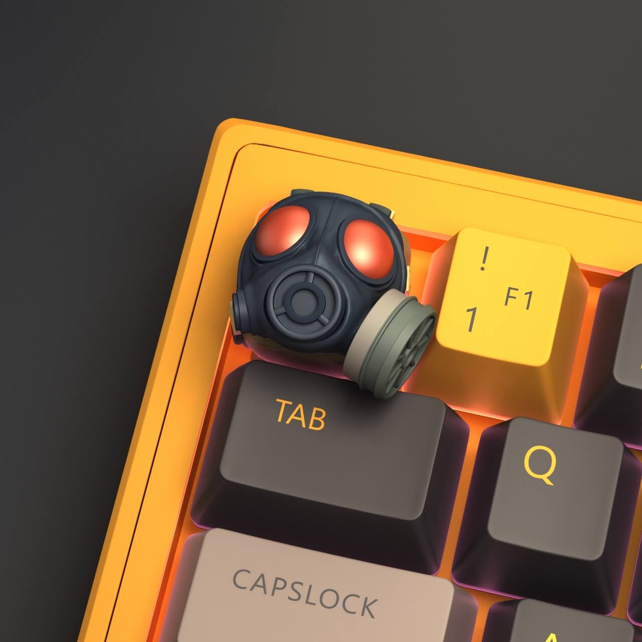 Counter-Strike Fly-Head Resin Artisan Keycap with Backlit Glow