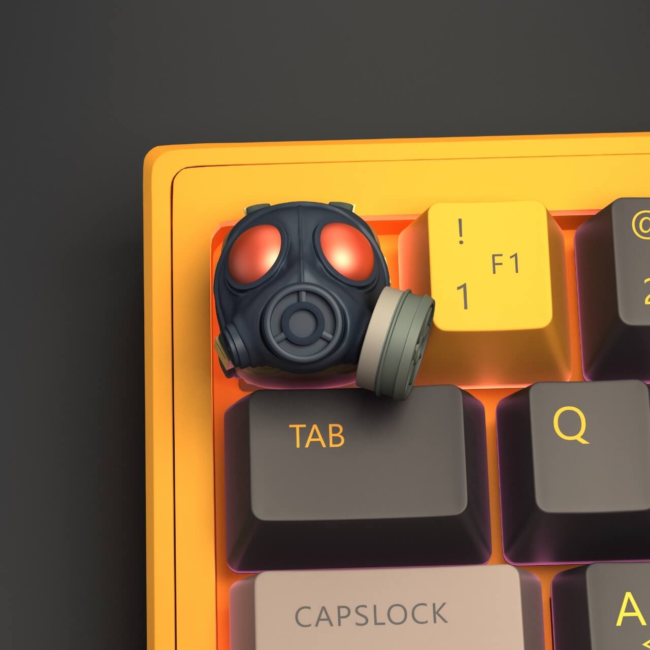 Counter-Strike Fly-Head Resin Artisan Keycap with Backlit Glow