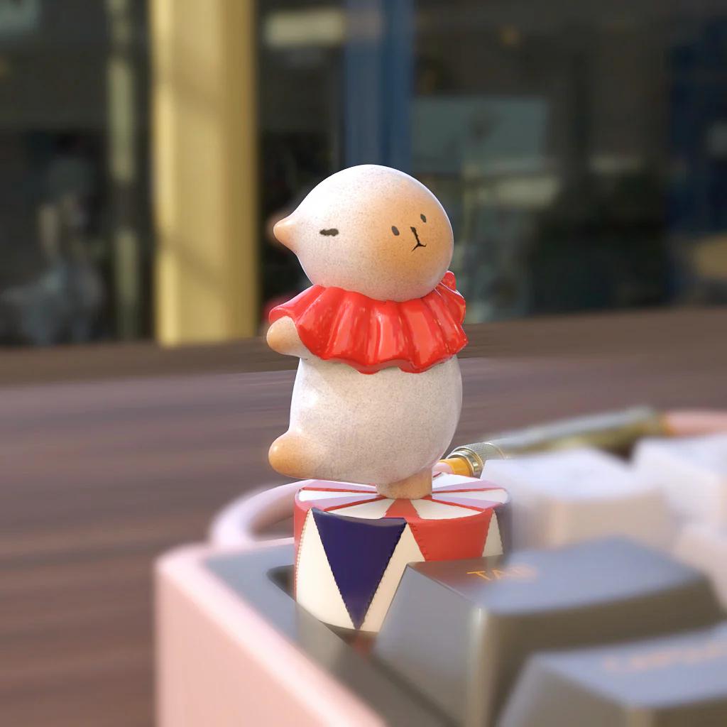 Capybara Rotatable Artisan Keycap