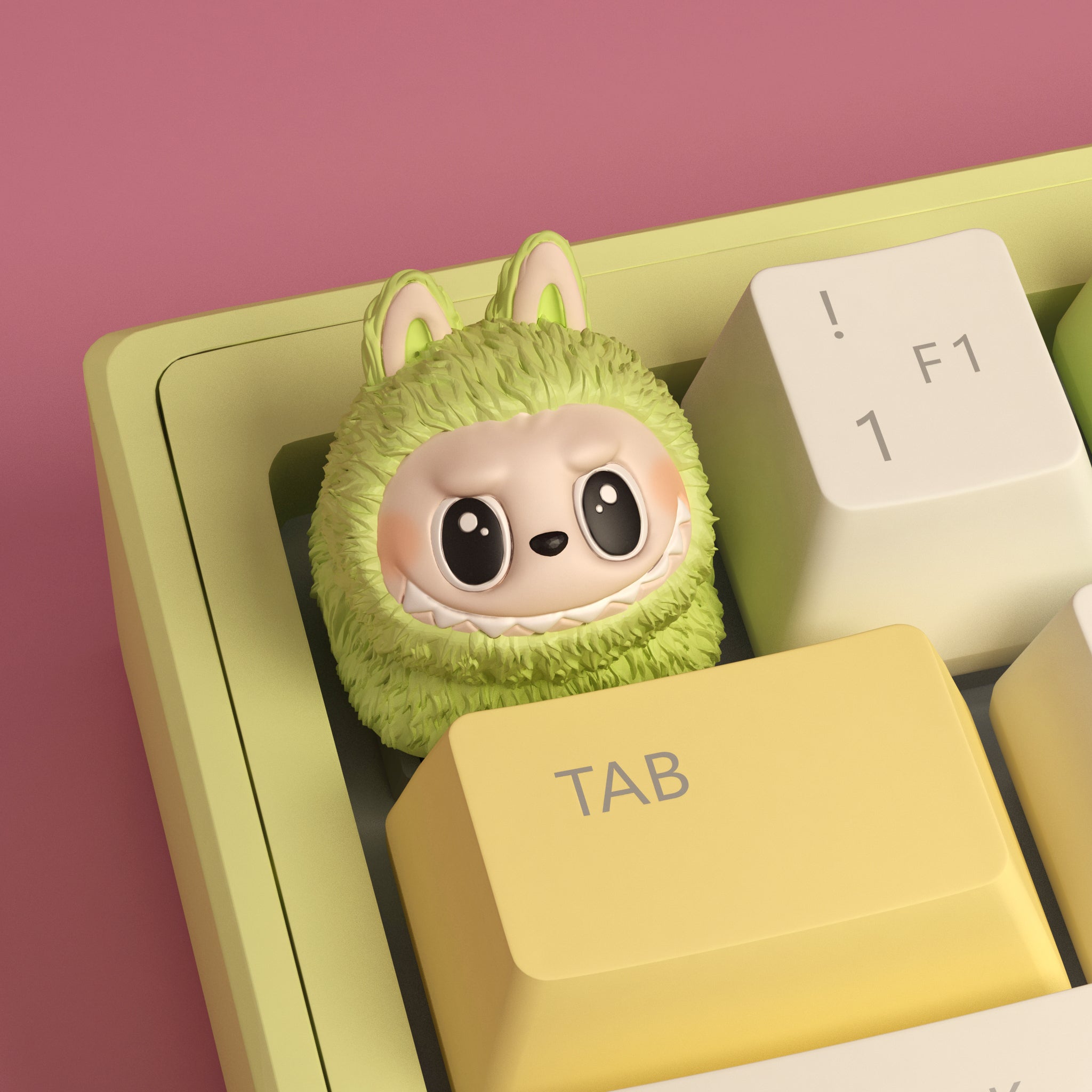 Labubu Bust Resin Artisan Keycap