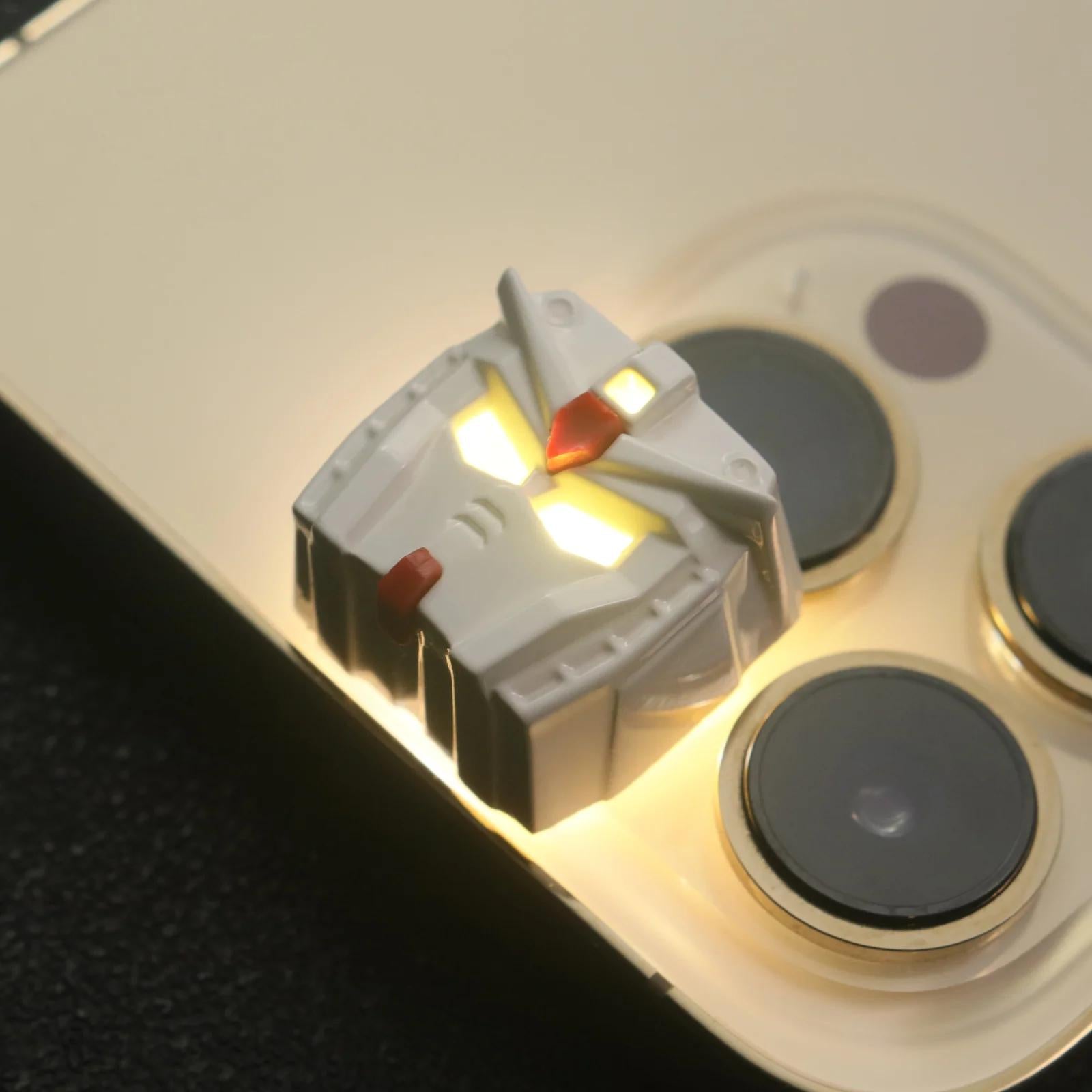 RX-78-2 Gundam Alloy Artisan Keycap with Backlit Glow