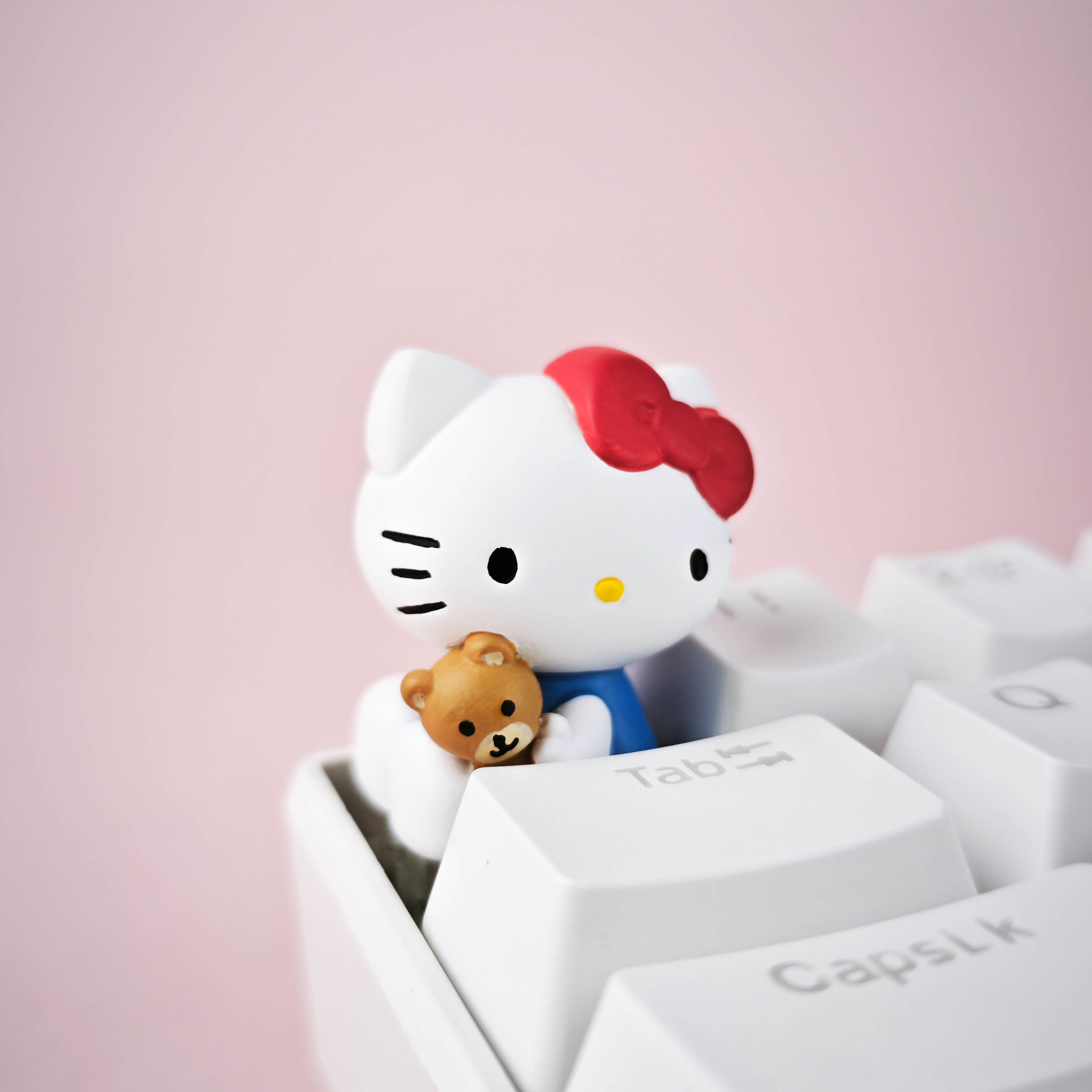 Hello Kitty & Tiny Chum Resin Artisan Keycap