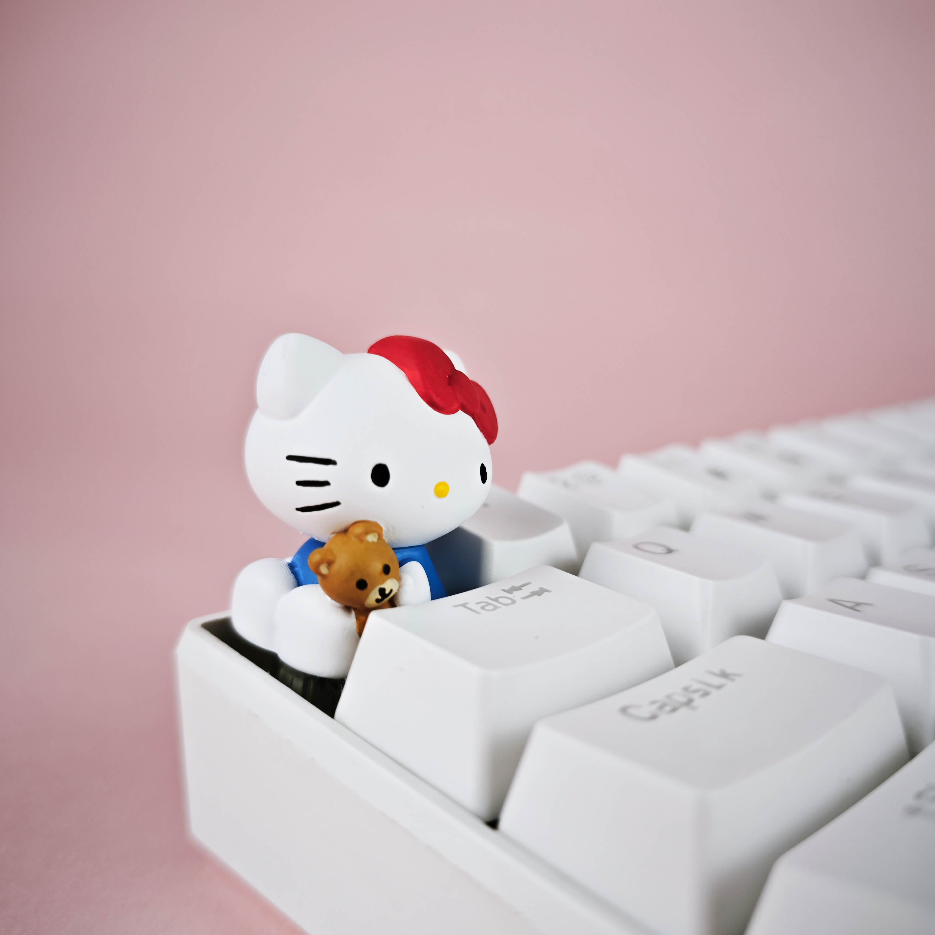 Hello Kitty & Tiny Chum Resin Artisan Keycap