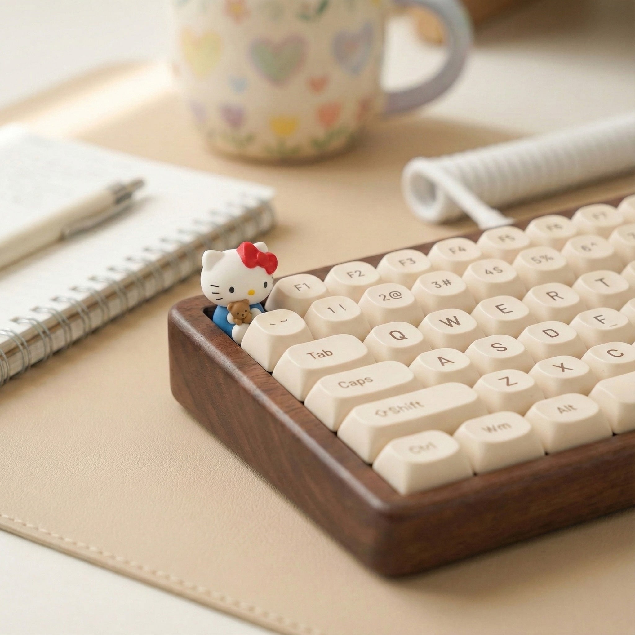 Hello Kitty & Tiny Chum Resin Artisan Keycap