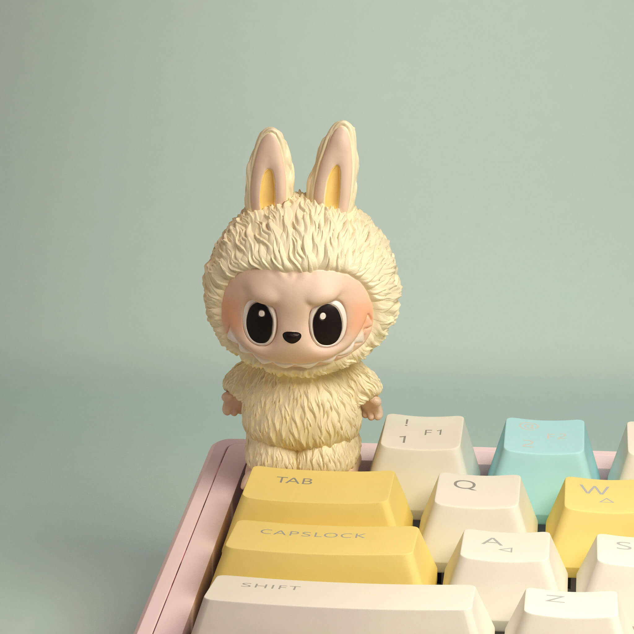 Labubu Full-Body Resin Artisan Keycap