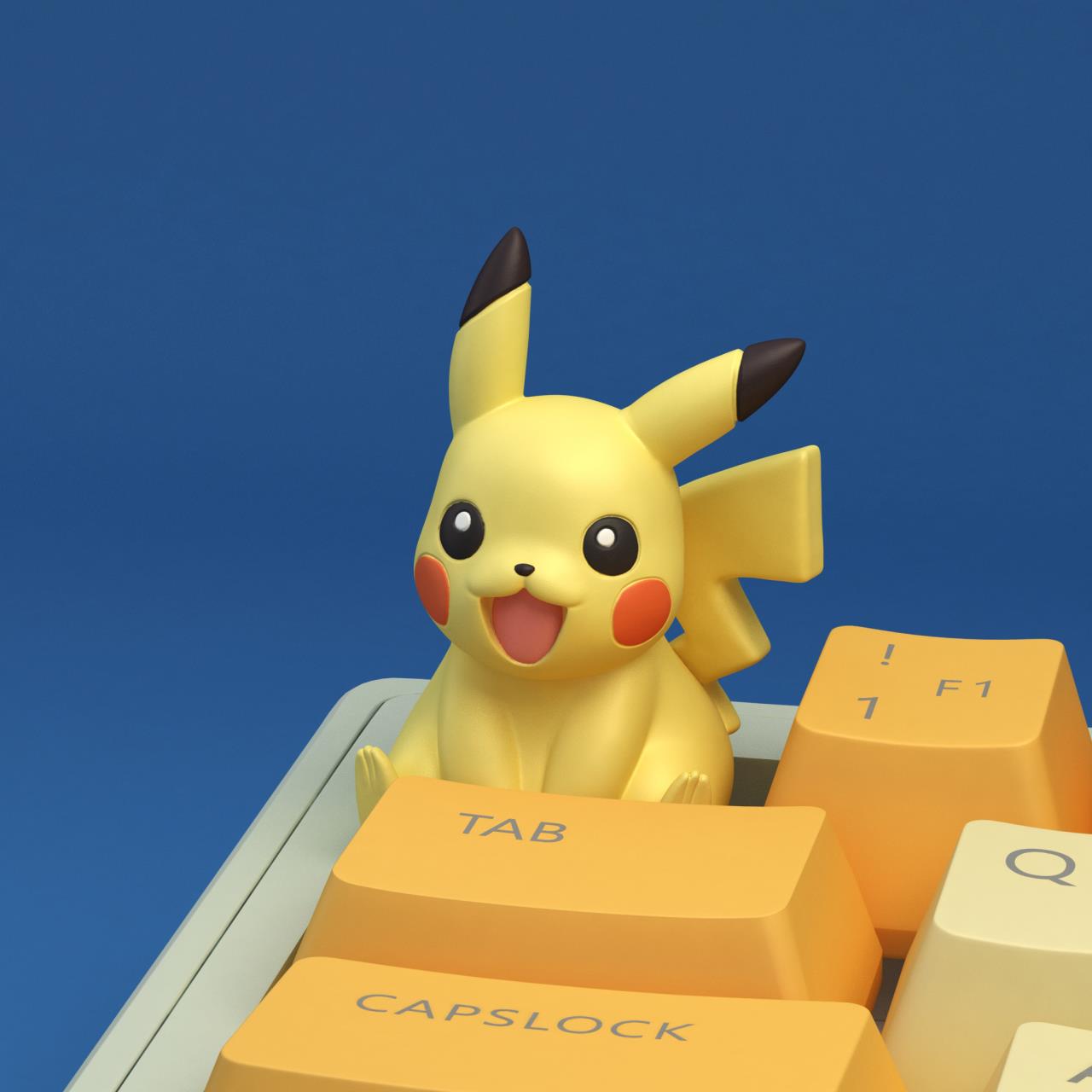 Pikachu Resin Artisan Keycap