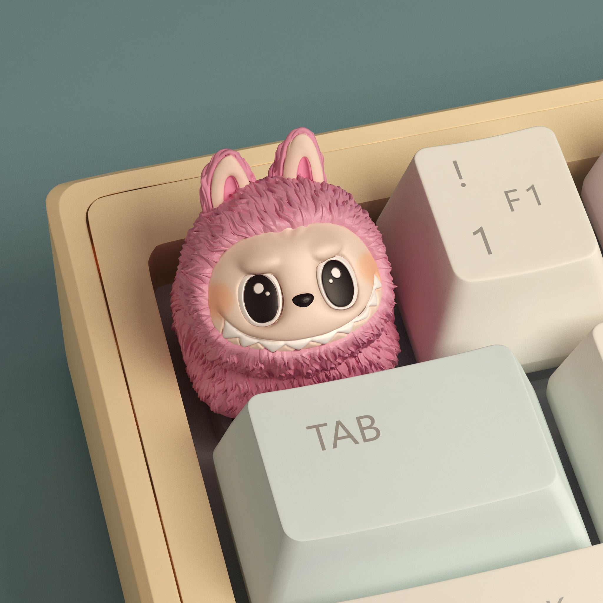 Labubu Bust Resin Artisan Keycap