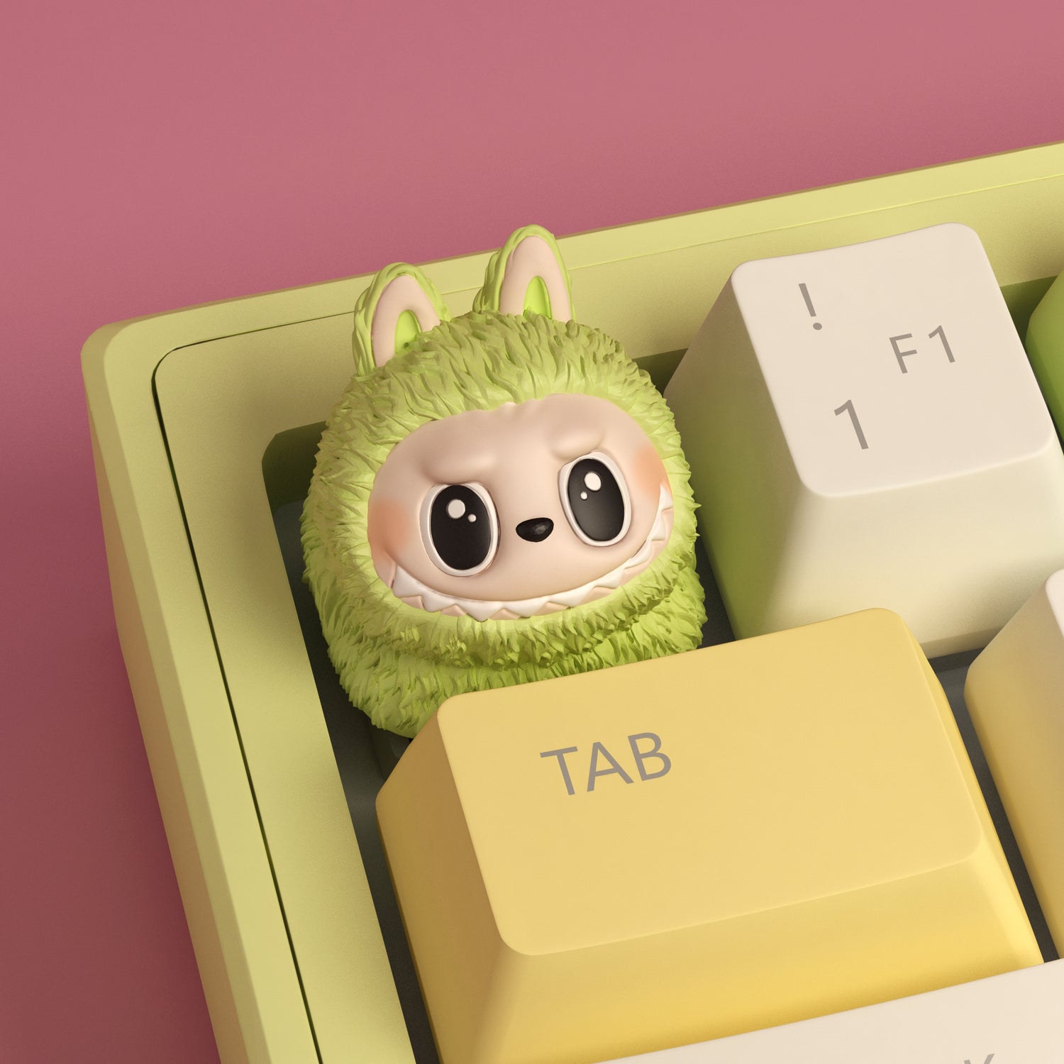 Labubu Bust Resin Artisan Keycap