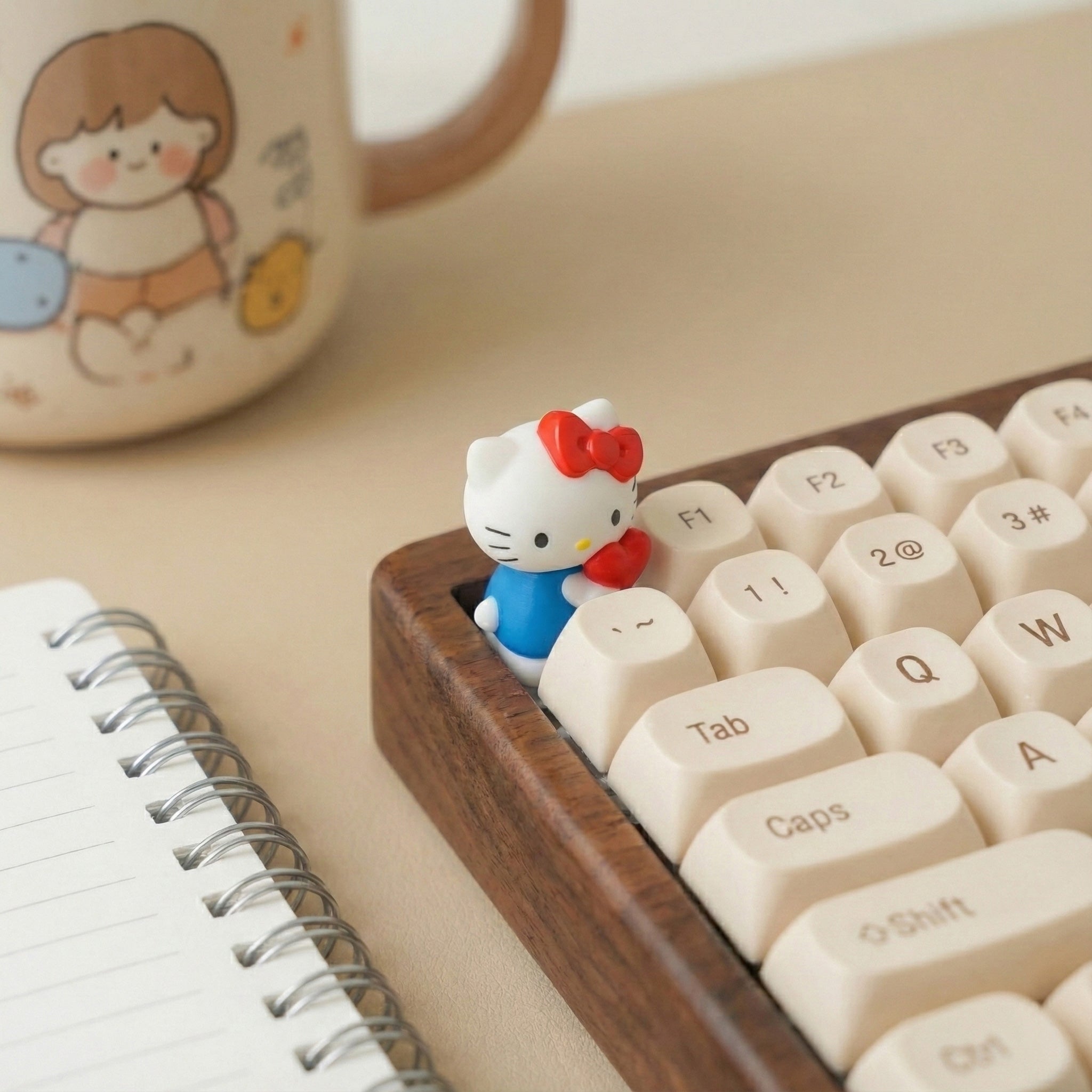 Cute Hello Kitty Artisan Keycap