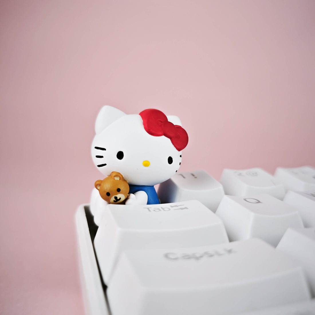 Hello Kitty &amp; Tiny Chum Resin Artisan Keycap
