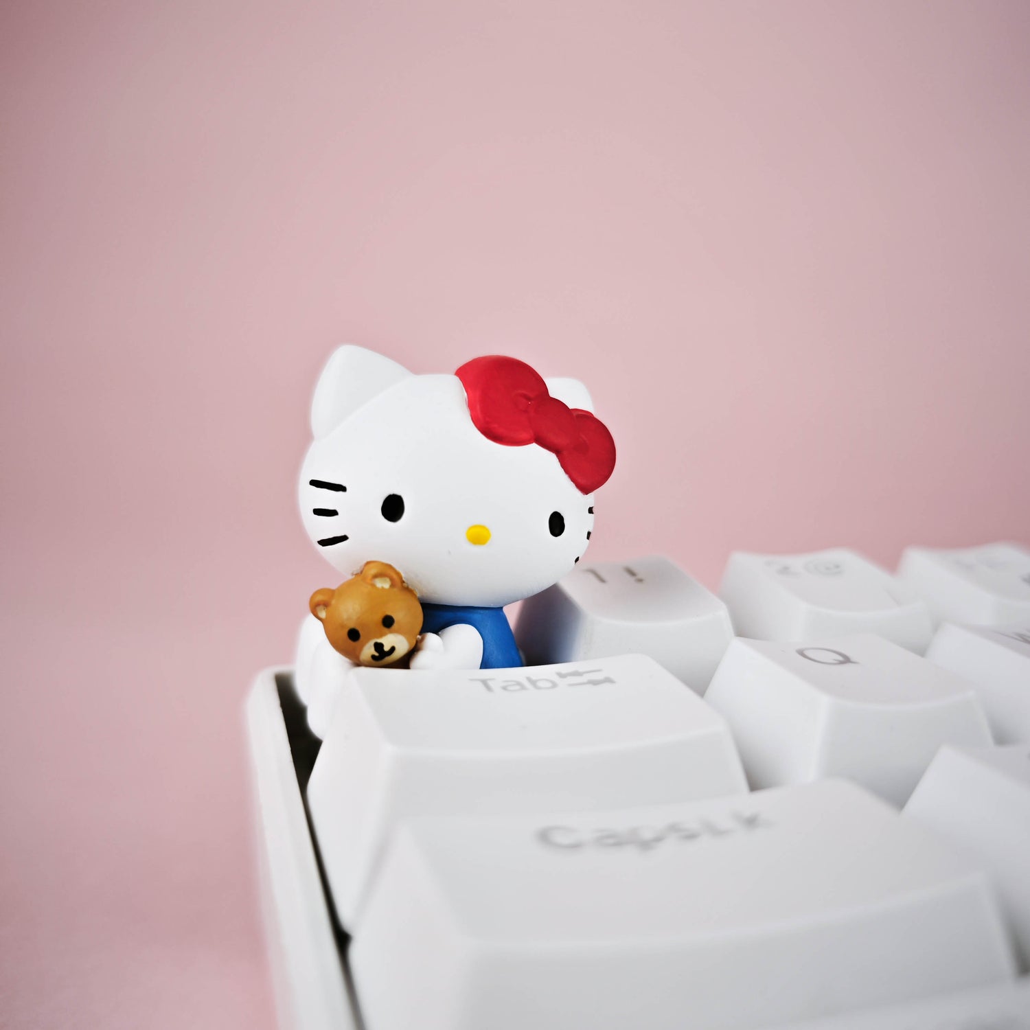Hello Kitty &amp; Tiny Chum Resin Artisan Keycap