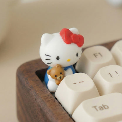 Hello Kitty &amp; Tiny Chum Resin Artisan Keycap